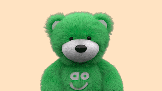 Teddy Bear Waving