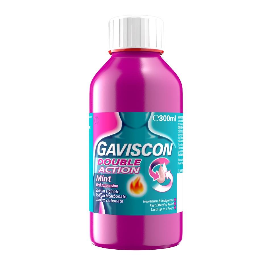 Image of a Gaviscon Double Action bottle